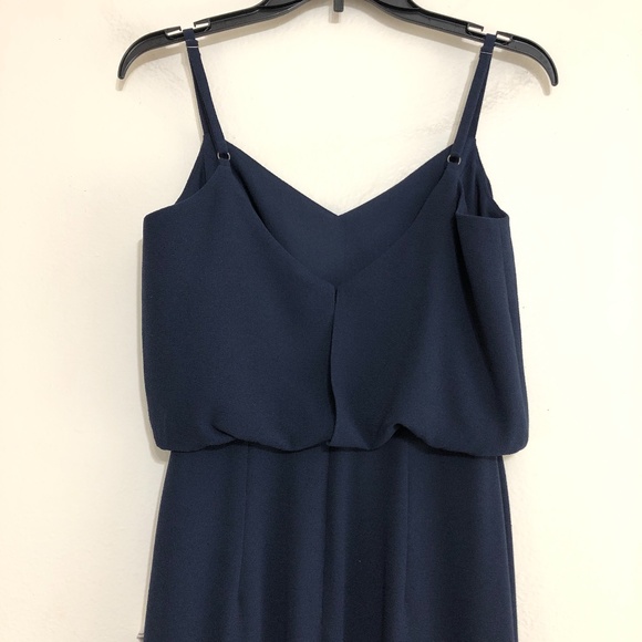 Dress the Population Gracelyn Blouson Hi Slit Gown - Picture 8 of 9